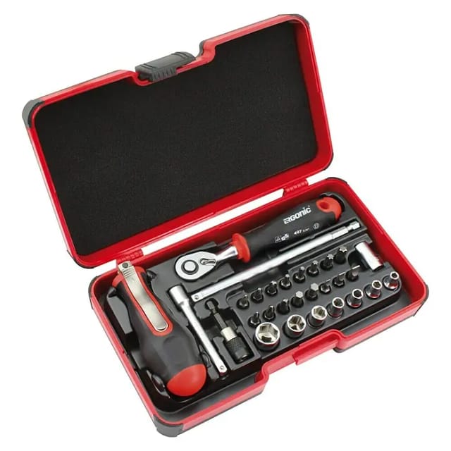 Smart EVO 29-tlg. Ratschen- und Wechselstangen-Set. SL/PH/PZ/TORX®/HEX/SW/BH/MS Felo 06081506