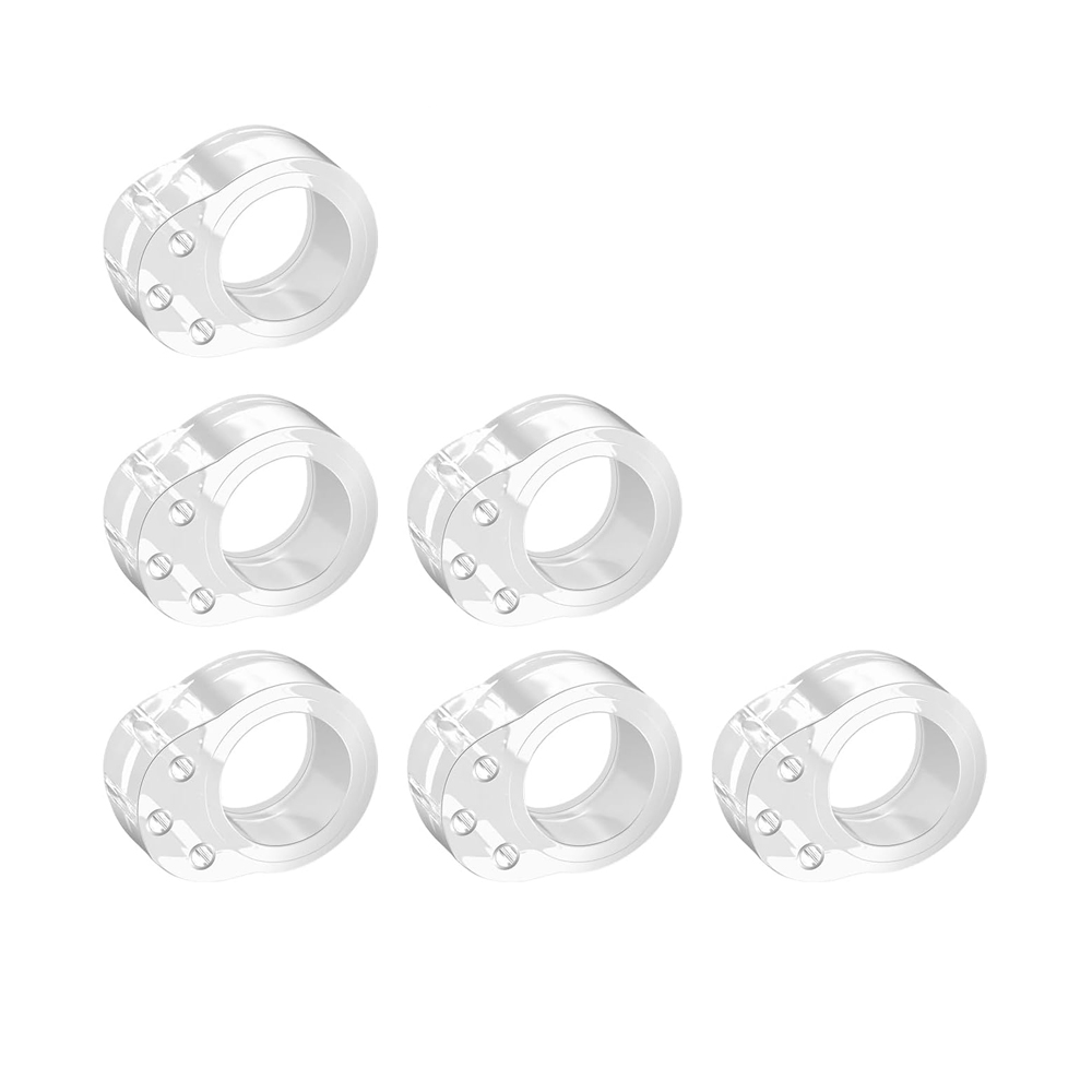 Protection Poignee Porte Lot 6, Butee De Porte Anti-collision Pour Poignée, Stop Porte Transparente Pour Tamponner Murs Und Arrêter Dommage Murs