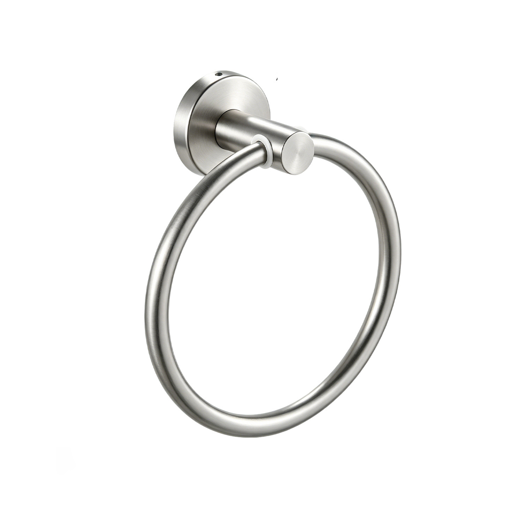 Anneau Porte-serviette Rond In Nickel Für Salle De Bain In Acier Inoxydable