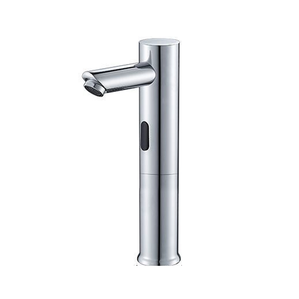 Automatik-robinet D'Évier Ohne Kontakt Mit Infrarot-heizelement Für Waschbeckentisch, Verchromt