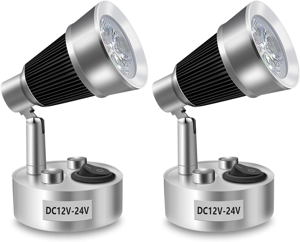 Viele 2 Led-applikationen, 3 W, 12 – 24 V, Weißes Licht, 3000 K, Led-leuchte Für Wohnwagen, Yacht, Studio, Schlafzimmer