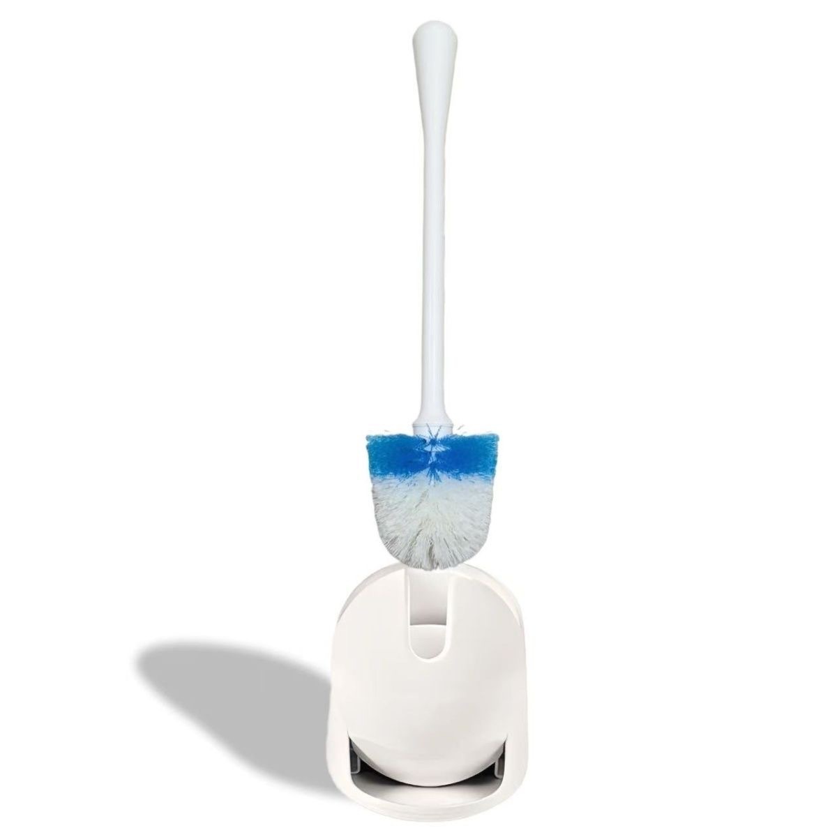 Schwarze Toilettenbürste Mit Support, Weiß