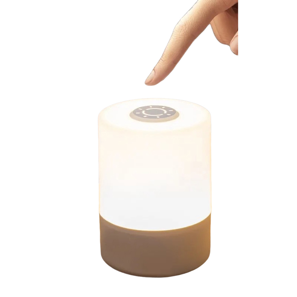 Lampe De Chevet Tactile, Chaude Veilleuse Adulte Sans Fil Mit 3 Modi, Variation Der Intensität Und Dauer, Für Zimmer, Salon