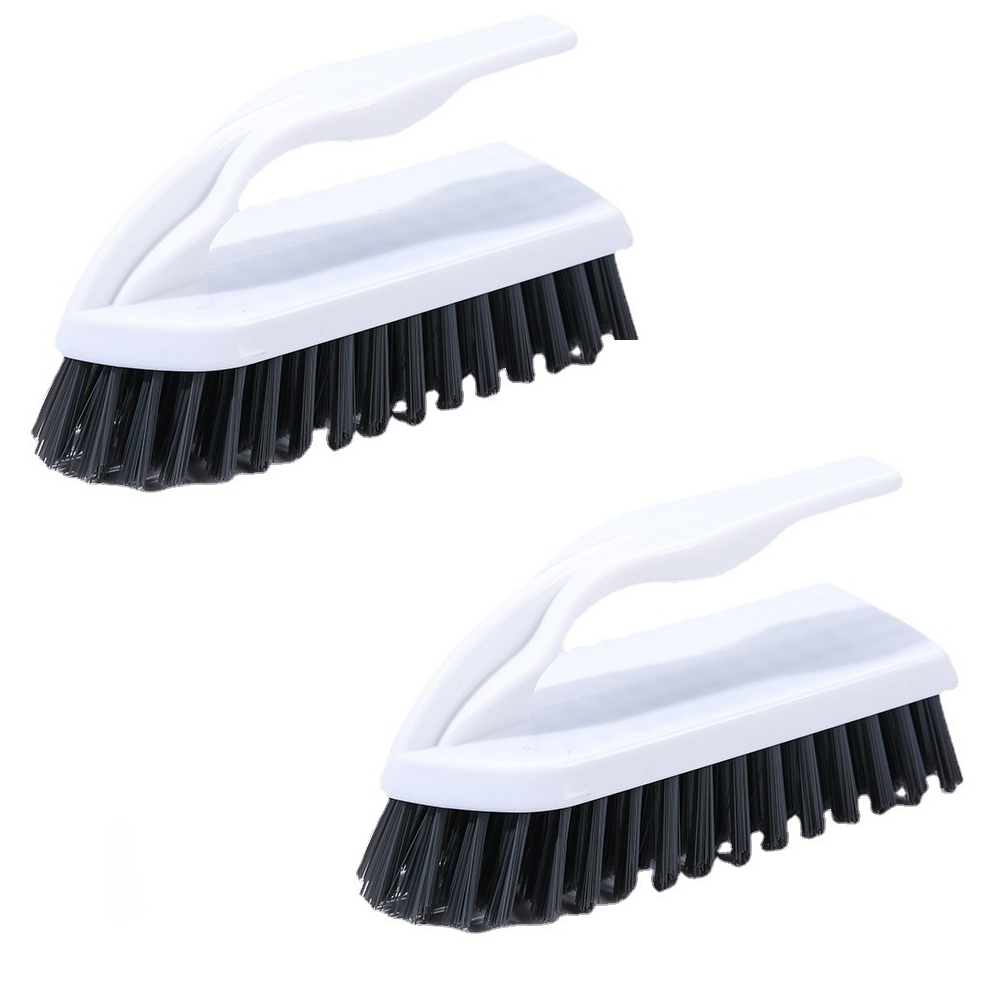 (2x Brosse De Nettoyage Multifonction À Poils Durs Compacte Et Resistancee Pour Espaces Étroits Chaussures Surfaces Et Joints