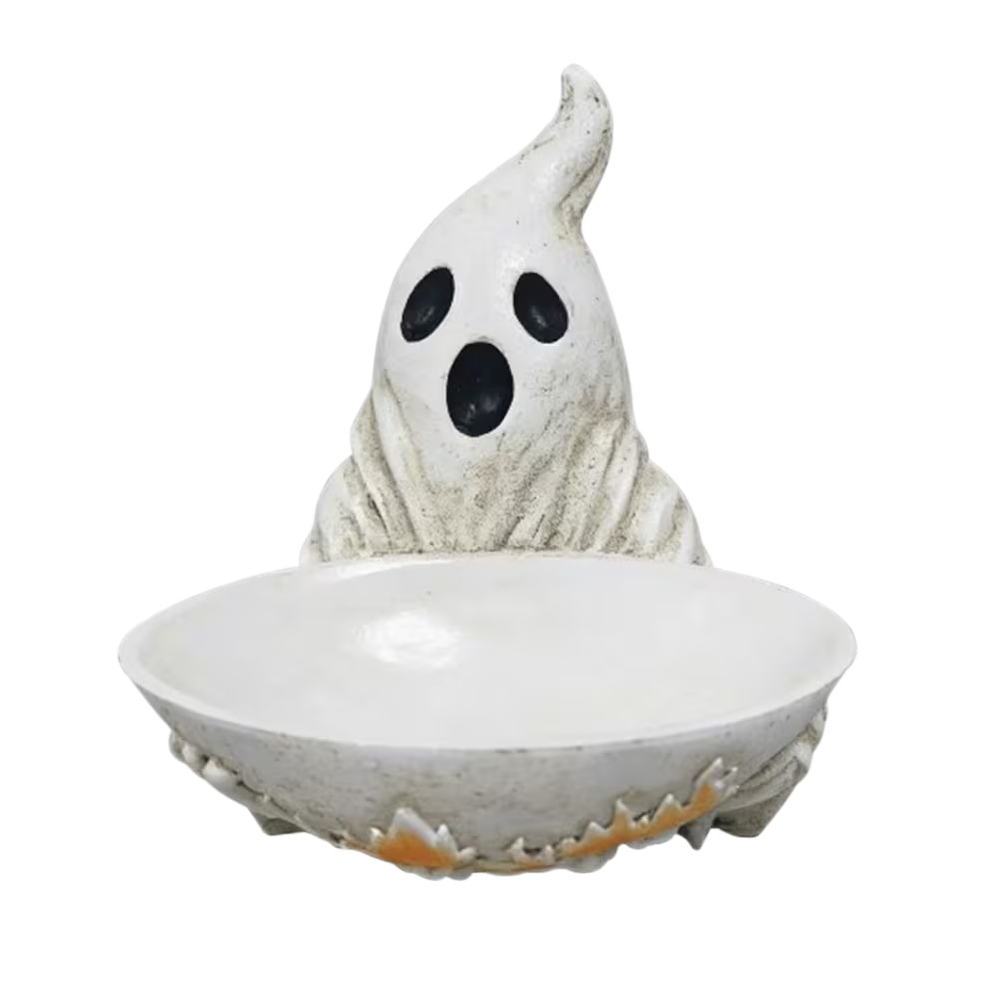 Bol Fantôme Halloween Bonbons Bol Décoratif Statue En Forme De Fantôme Tischdekoration Für Halloween Zum Gießen Von Früchten Und Snacks