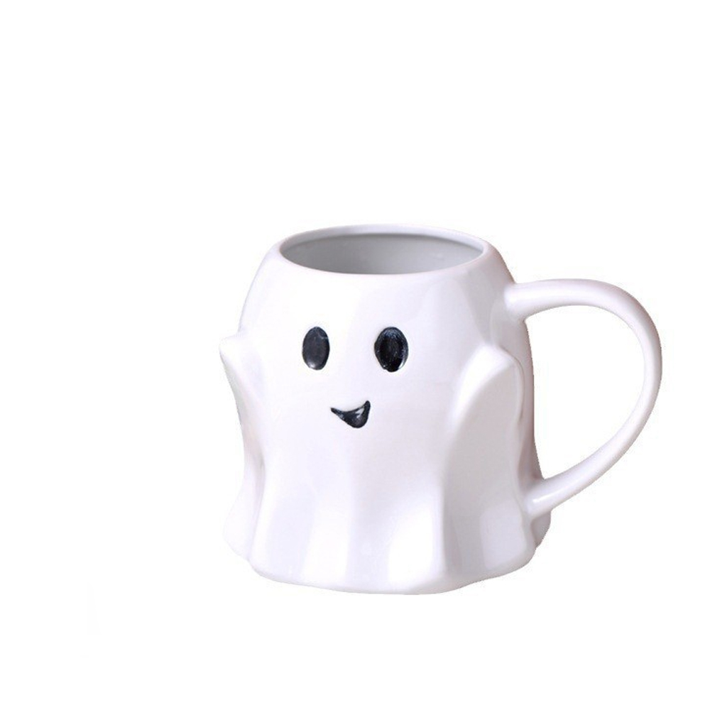 Tasse Halloween, Halloween Mug, Masse De Café Fantôme, Cartoon Céramique Mug Avec Ghostface Mignon, Tasses Automne Pour Boissons Chaudes, Lait, Café