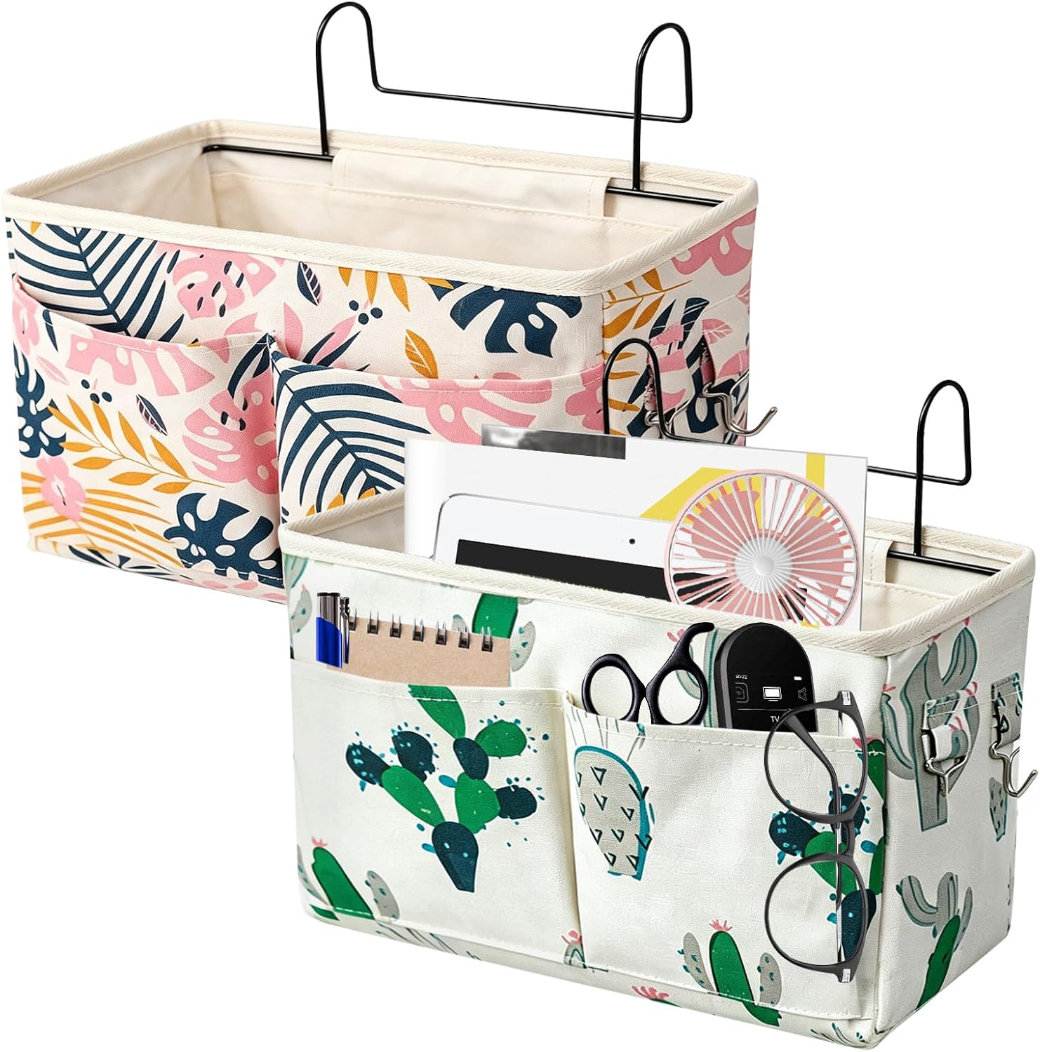 (2 Stück) Organisateur De Chevet, Organisateur De Chevet Suspendu, Poche De Lit Organisateur, Panier De Lit Chevet Suspendu Für Lit Armoire