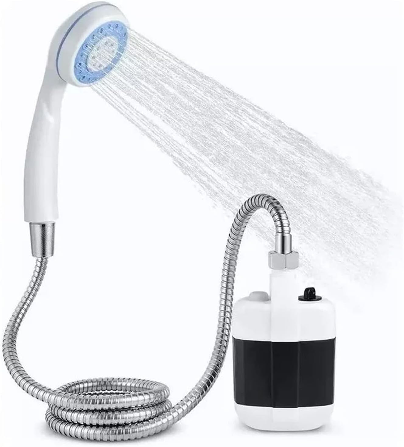 Portable Douche Extérieur, Électrique Ordinateur De Poche Douche, Pompe De Douche Électrique Residential, Pour La Randonnée, Les Voyages