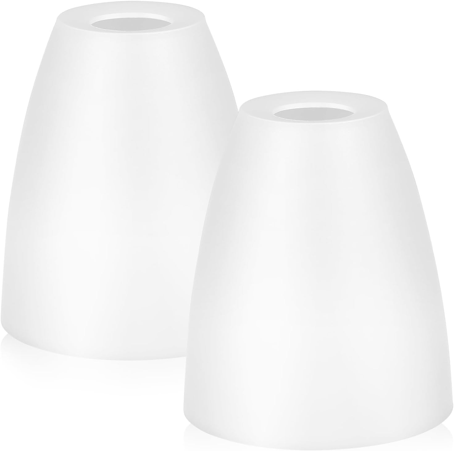 Lot Von 2 Abat-jour En Plastique Blancs Für Lampe De Bureau Und Lampe De Table Abat-jour Cylindrique Für Salon Chambre Hôtel Et Bureau