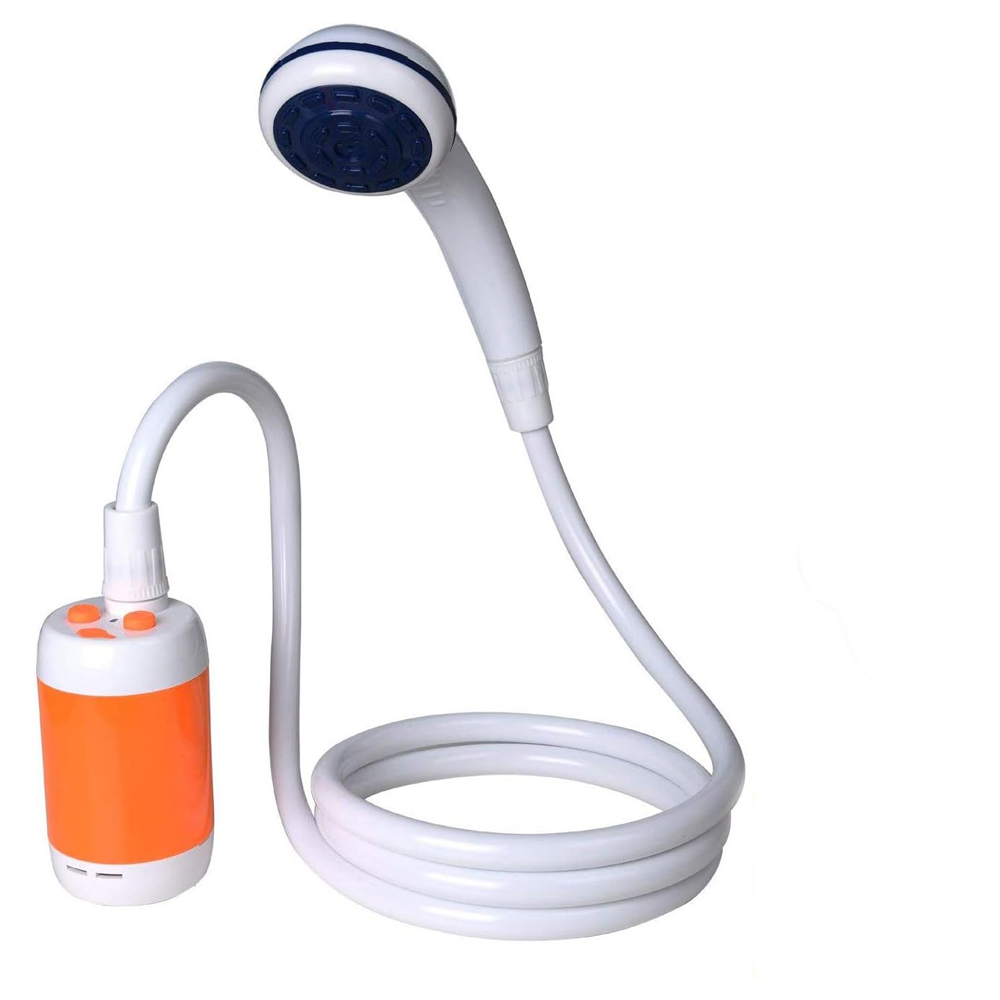 Tragbare Campingdusche Mit Integriertem Duschkopf Und Integrierter 5000-mah-batterie