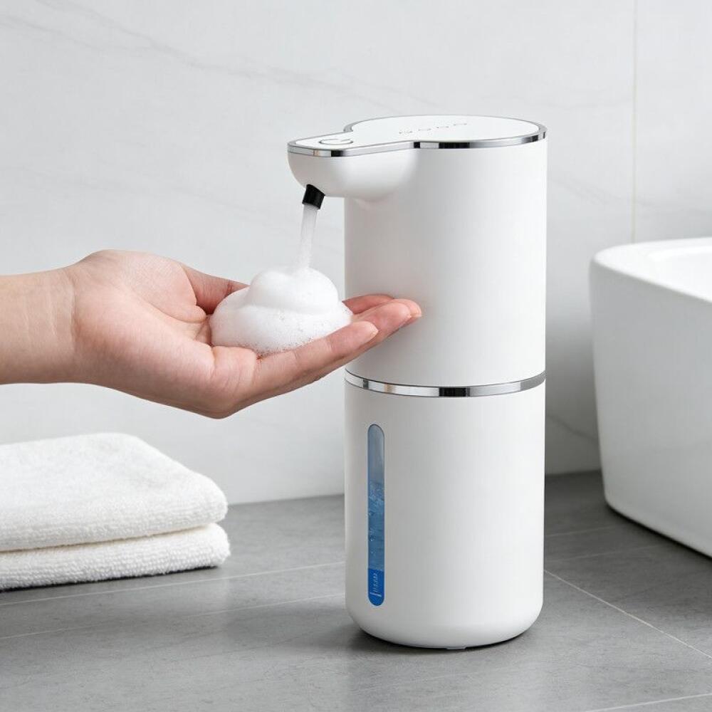 Savon Automatique, 1200 Mah Distributed Savon Mural Automatique Mit Infrarot-bewegungsmelder, Wiederaufladbar, Für Den Küchenbereich