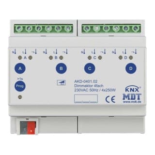 MDT technologies Dimmaktor 4-fach 6TE REG AKD-0401.02