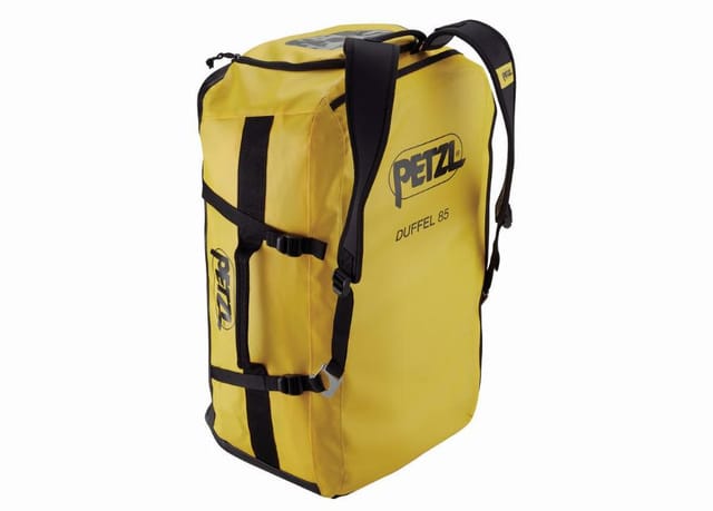 Duffel 85 Liter Tragetasche - Gelb/Schwarz - S045AA01 - Petzl