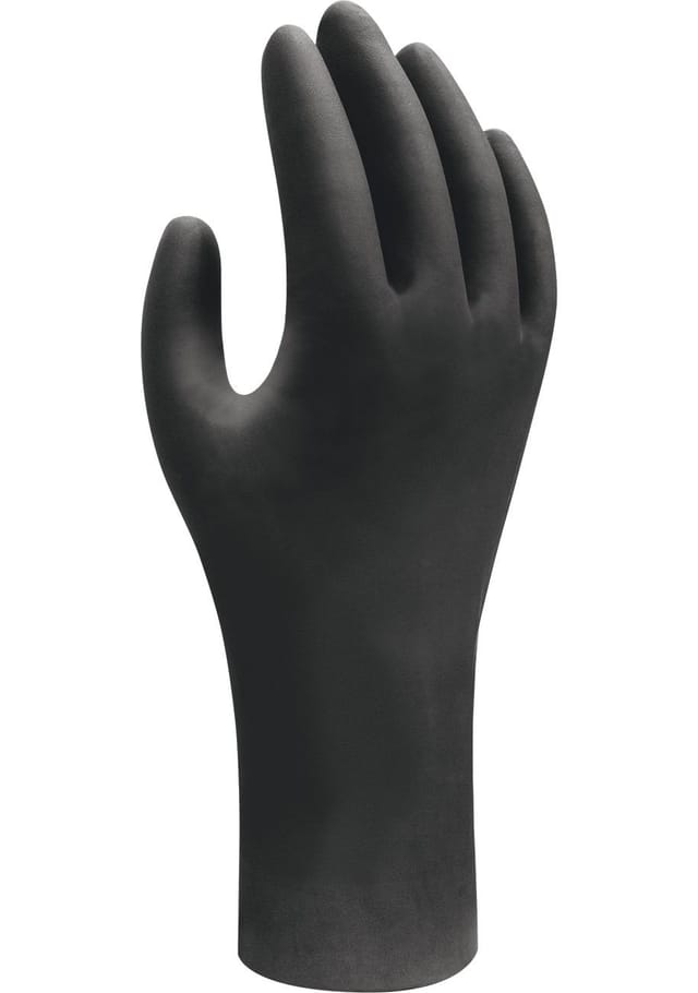 Showa TL/9 Einweg-Handschuhe aus schwarzem Nitril Größe L
