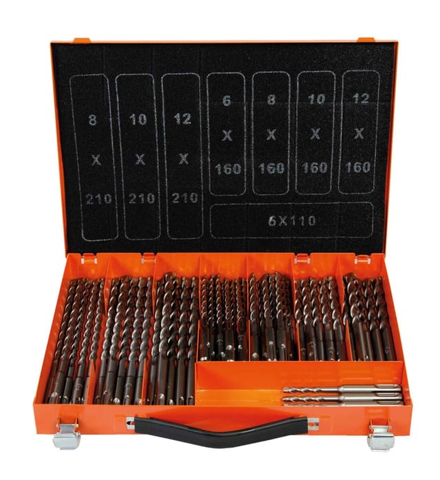 Projahn - Hammerbohrer Magazin SDS-plus eco 50 tlg. in Metallkasette