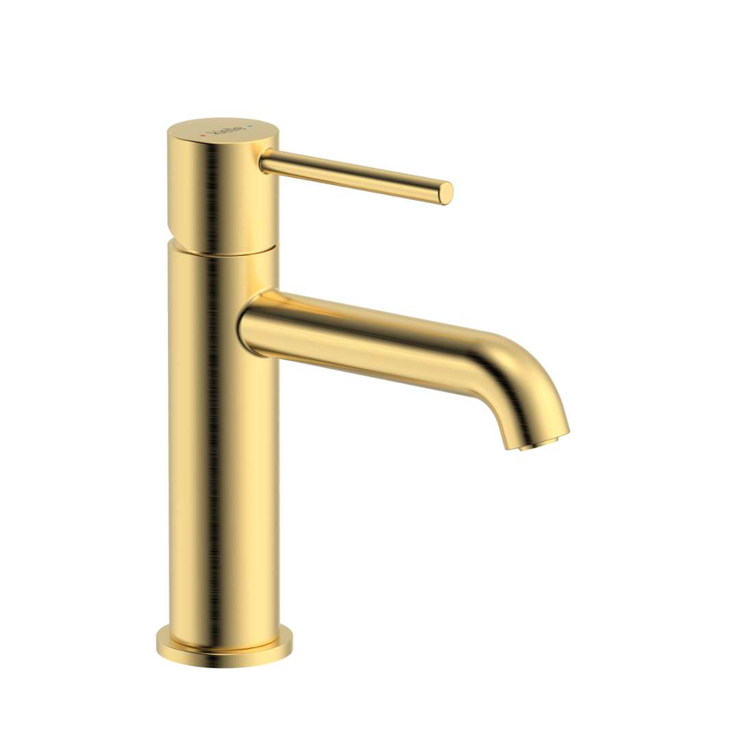 Kielle Oudee I - Waschtischarmatur, Gebürstetes Gold 10133106