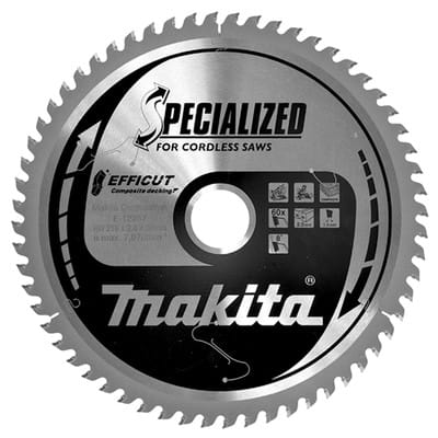 Sägeblatt 216x2,0x30, 60Z efficut WPC/Holz - Makita