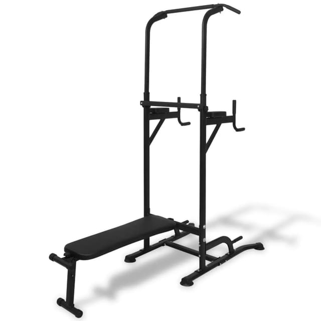 Power Tower mit Sit-Up-Bank - Vidaxl