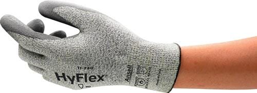 ANSELL 11-730-9 Schnittschutzhandschuhe HyFlex® 11-730 Gr.9 grau EN 388 Nylon
