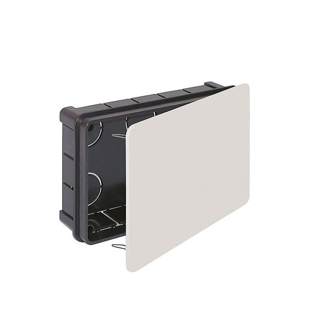 Rechteckdose 160x100x50mm, Metallkralle E3/60129 Estrich