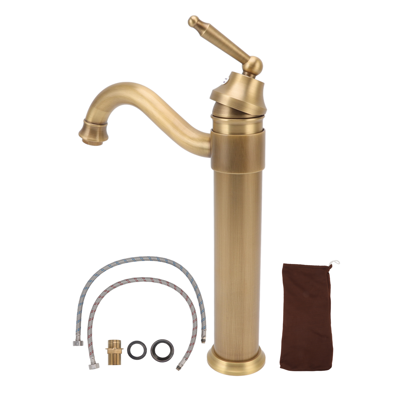 Einhebelmischer Für Warm- Und Kaltwasser, Retro-industrie-stil, Aus Kupfer, Für Badezimmer-/hotelwaschbecken.