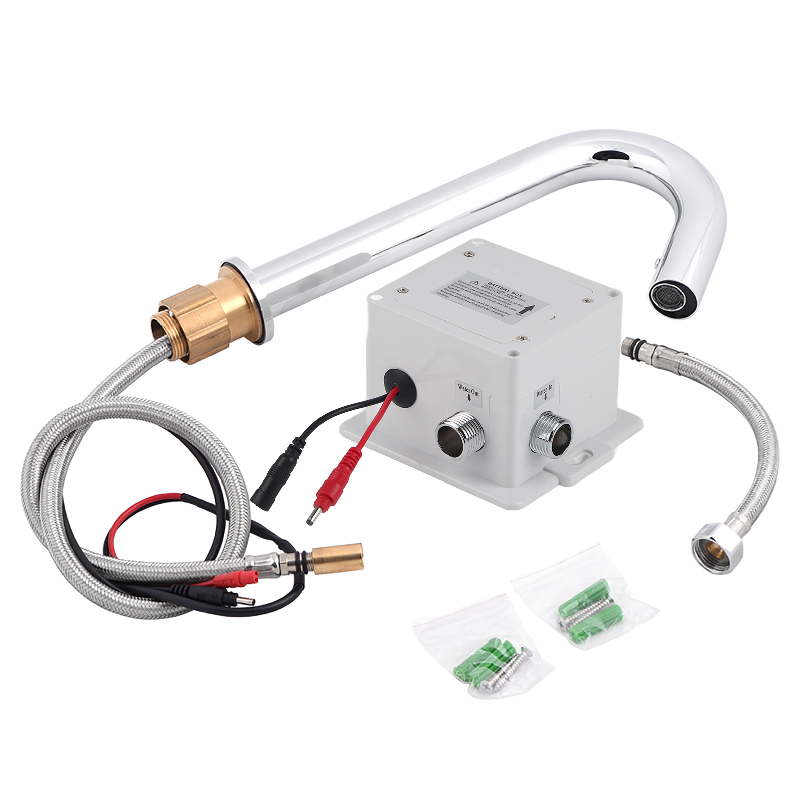 Automatischer Mehrzweck-wasserhahn Mit Sensor, Schnelle Installation, Wassersparend Für Waschbecken, Badezimmer Und Küchen.