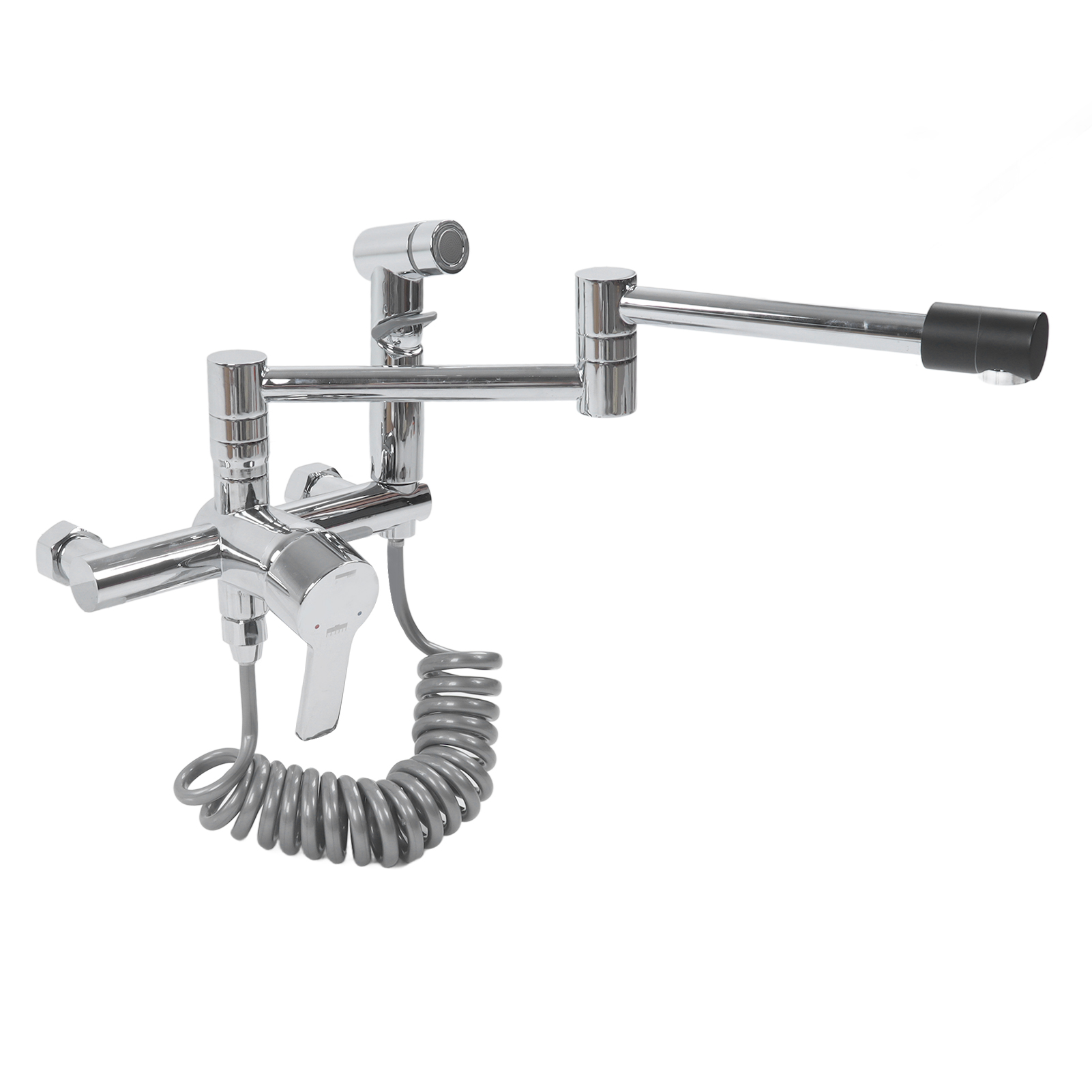Wandarmatur-set G1/2, Kupfer Und Silber, Multifunktionale Klapparmatur Mit Handbrause
