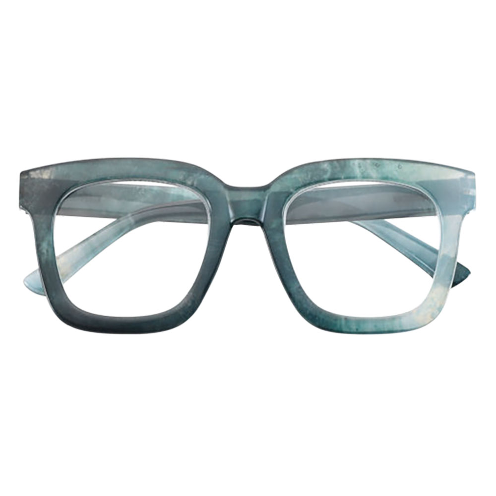 Lesebrille Grün Marmoriert +3,0
