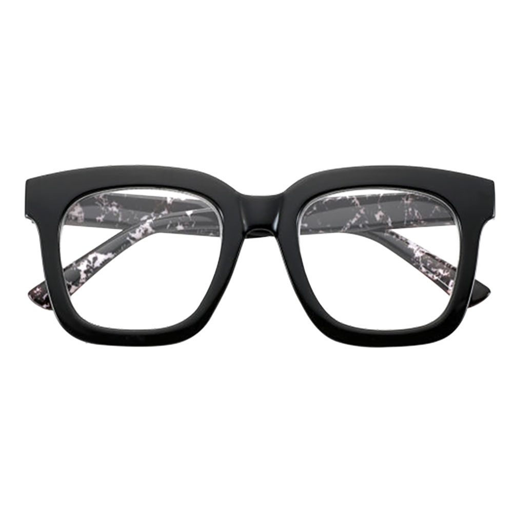 Lesebrille Schwarz Marmoriert +1,50