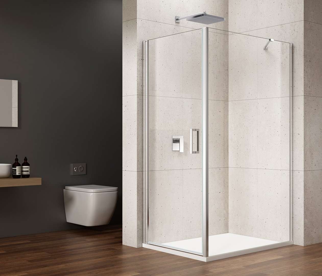Gelco Loro - Duschkabine 70 X 120 Cm, Klarglas/chrom Gn4470-02