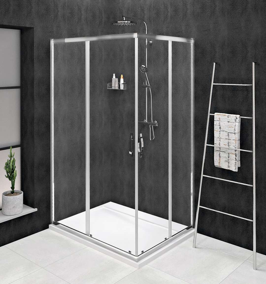 Gelco Sigma Simply - Duschkabine 100x80 Cm, L/r-variante, Klarglas/chrom Gs2110gs2180