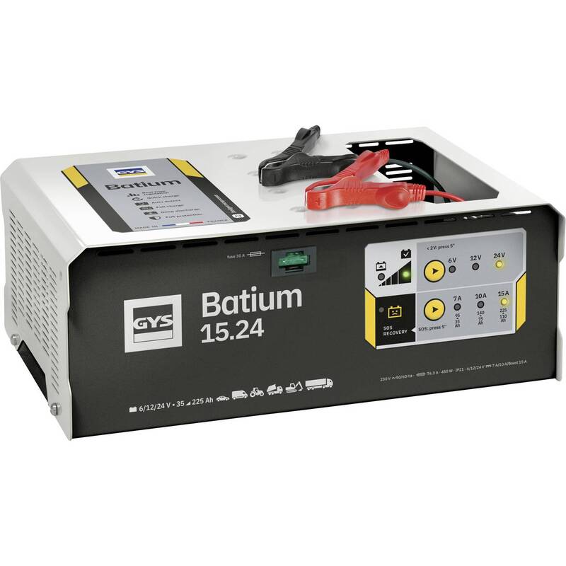 [neuwertig] B-ware Gys Automatikladegerät Akku-ladegerät Batium 15.24 6v 12v 24v 22a