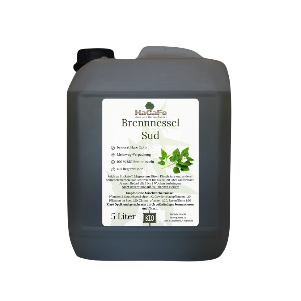 Hagafe Bio Brennnessel Sud Brennnesseljauche Brennnesseldünger 1 X 5l
