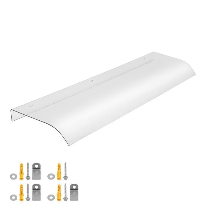 Türvordach – 60 × 40 Cm – Transparentes Pet – Uv- Und Witterungsbeständig – Schutz Vor Regen Und Sonne – Home Nature Wohnkonzept