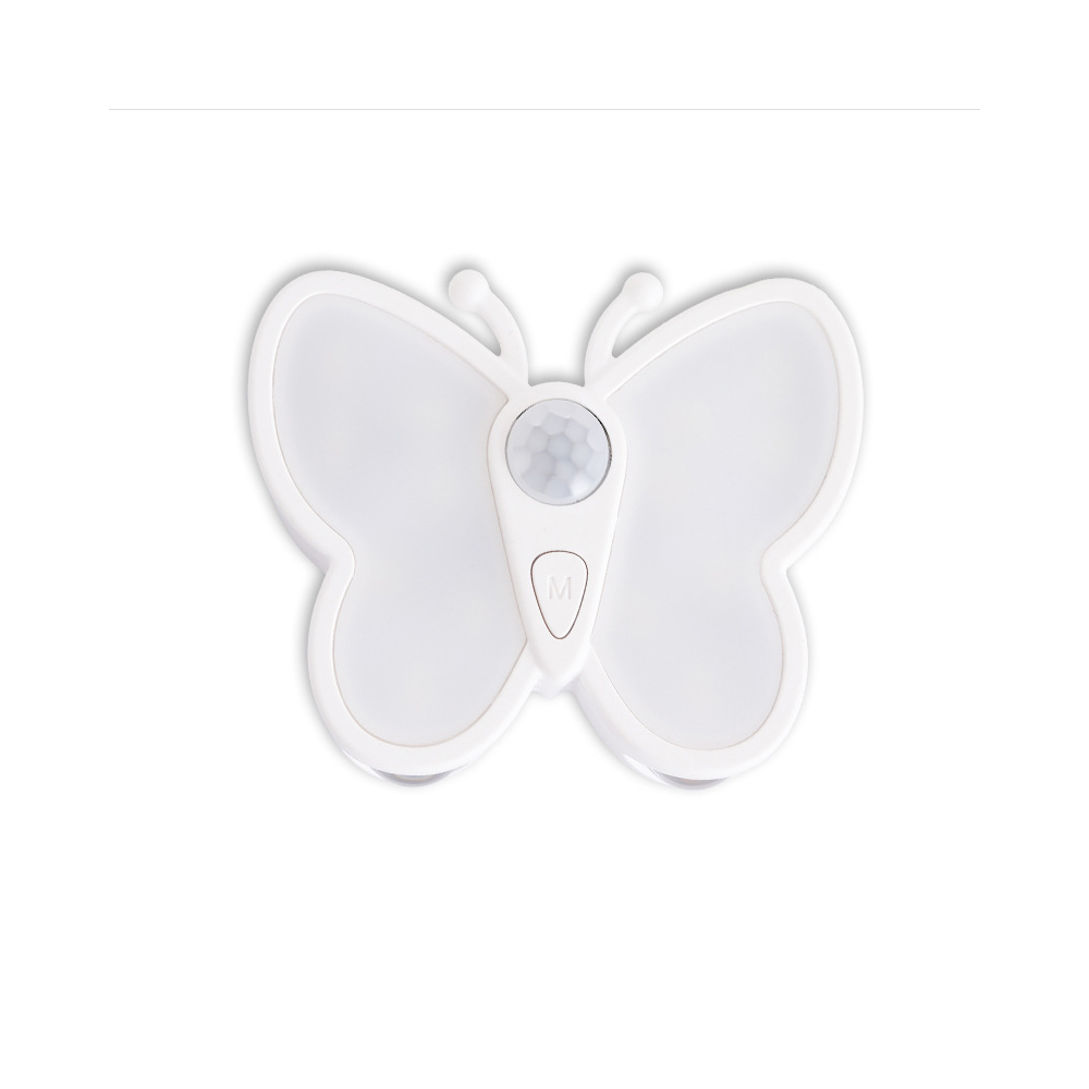 Lampe Und Bewegungsmelder, Papillons Lampe Detector De Mouvement Interieur, Veilleuse Led Wiederaufladbare Lumiere 3 Modi,