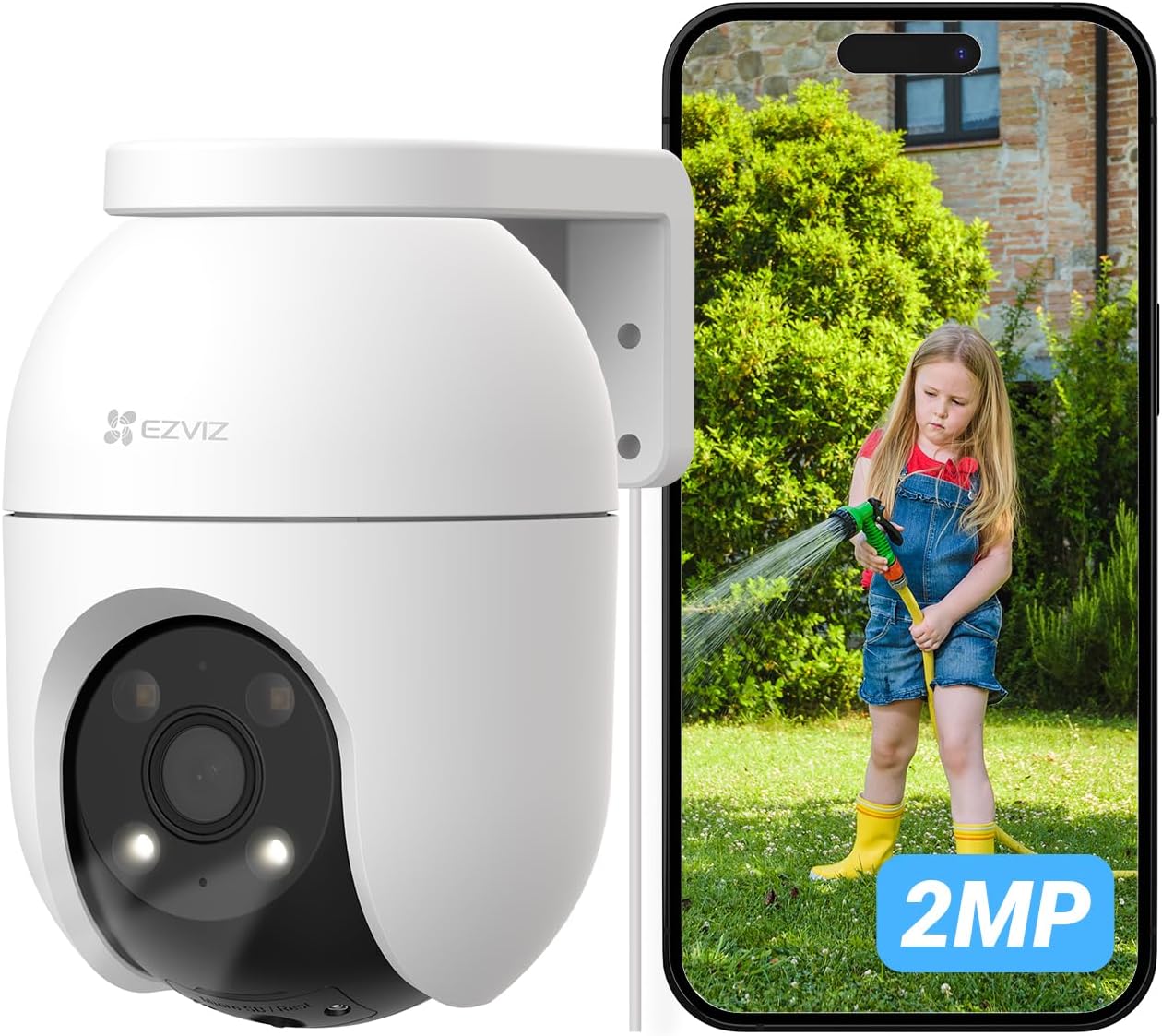Kameraüberwachung Wifi-außenbereich À 360° Mit Folgendem Auto-zoom, Bestimmung Der Forme Humaine, Vision Nocturne In Couleur