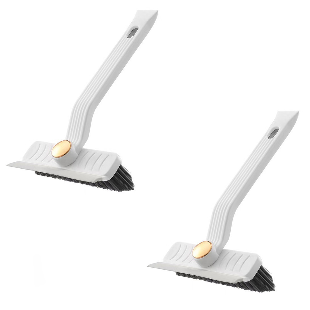Brossé De Nettoyage Multifonction 4 En 1 (lot De 2), Brosse De Nettoyage Salle De Bain Et Cuisine Pour Fentes, Carrelage, Fenêtres Et Éviers