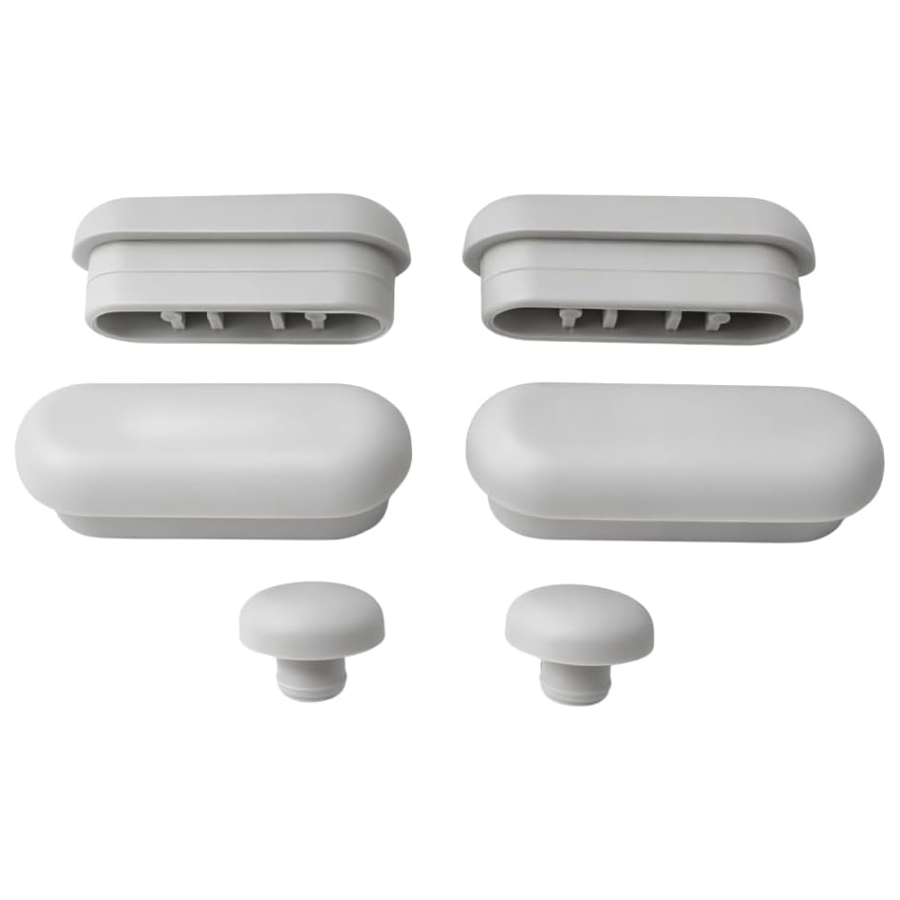 Toiletten-tampons, 6-teiliges Set, 4 Rechteckige Und 2 Runde Tampons, Verschiedene Stifte, Diy-montagemöglichkeit