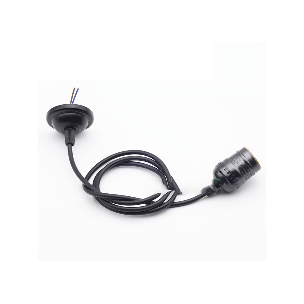 Bricolage/quincaillerie E27 Vis Accrocher Lampenhalter Plafond Vintage Pendentif Lumière Adapter D'Ampoule Sans Interrupteur