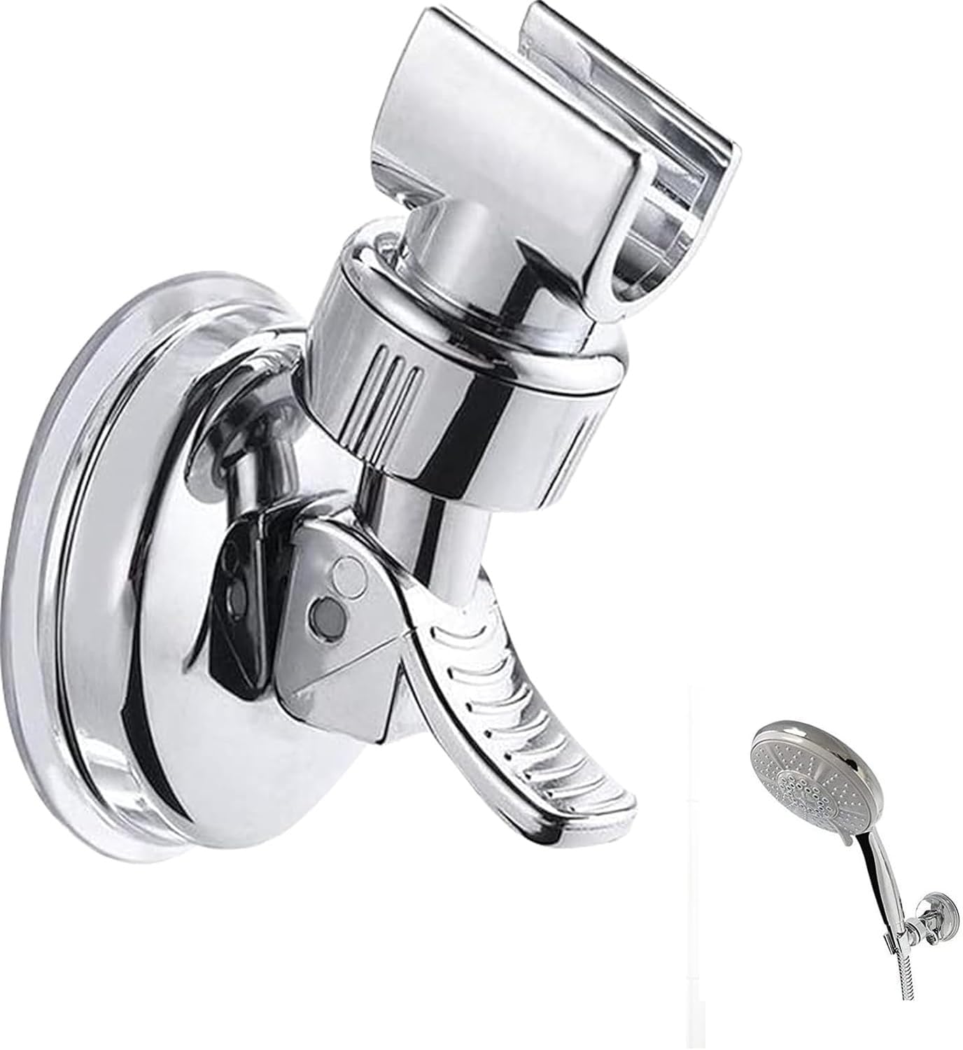 Unterstützen Sie Die Douche Ventouse 360° Réglable – Sans Perçage Pour Salle De Bain, Maison & Hôtel