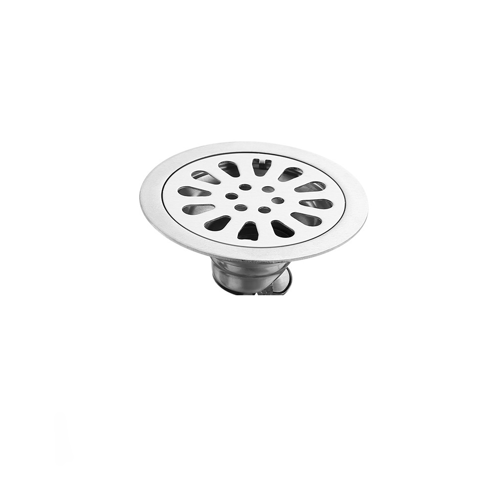 Siphon De Sol Carré Bonde De Douche Inox Anti-geruch-filter, Universelles Evakuierungsgitter, Clip-system, Anti-rücklauf, Rohr 50 Mm-75 Mm