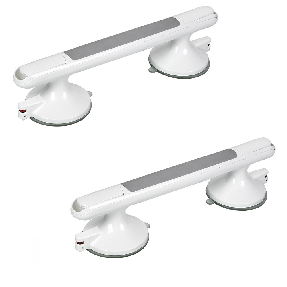 (2 Stück Poignée Ventouse, Poignées De Douche À Ventouse 33 Cm Barre De Maintien Douche Pour Personnes Âgées, Handicapés
