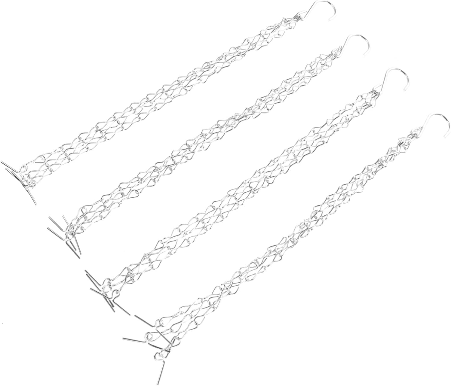 (4 Stück Lot De Chaines De Suspension Pour Paniers De Fleurs Et Pots De Fleurs Résistant Pour Usage Intérieur Et Extérieur