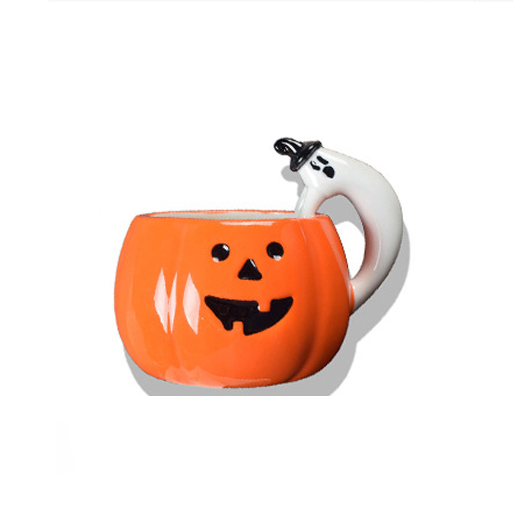 Tasse Aus Keramik In Citrouille-form Für Halloween, Kreative Und Funktionelle Tasse Für Boire Café Oder Lait, Für Den Täglichen Gebrauch Und Feste Zu Weihnachten