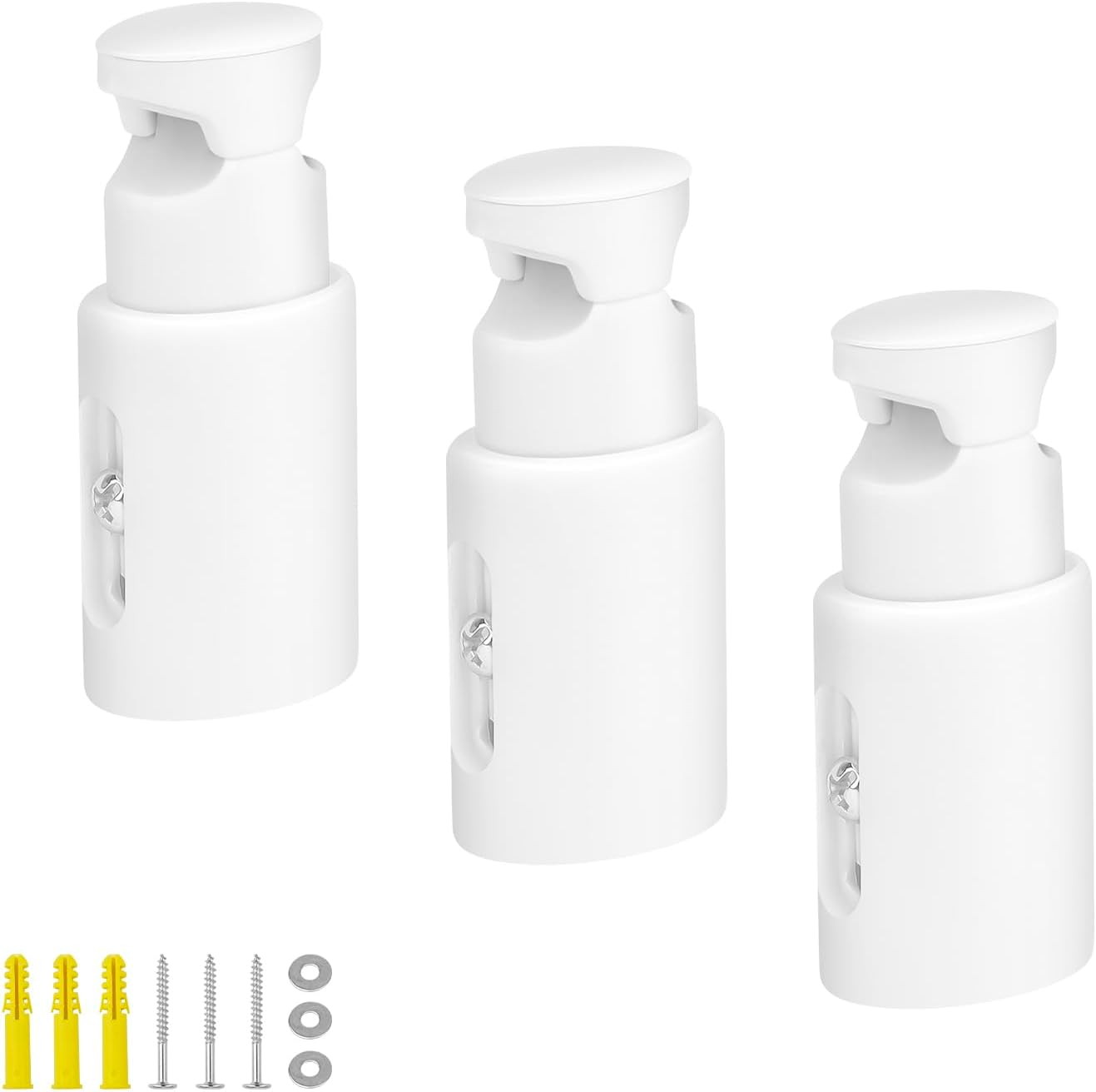 (3 Stück) Fixations Pour Radiateur Sèche Serviette, Support De Fixation Pour Radiateur, Pour Radiateurs De Salle De Bains Droits And Courbés
