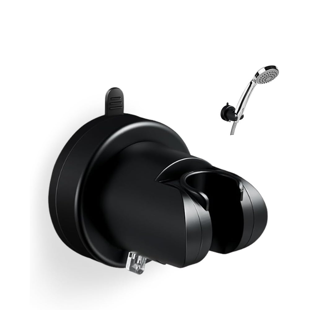 Support De Pommeau De Douche Ventouse, Fixation Pommeau De Douche Sans Percage, Porte Douchette Mural Universel, Support Douchette Salle De Bain