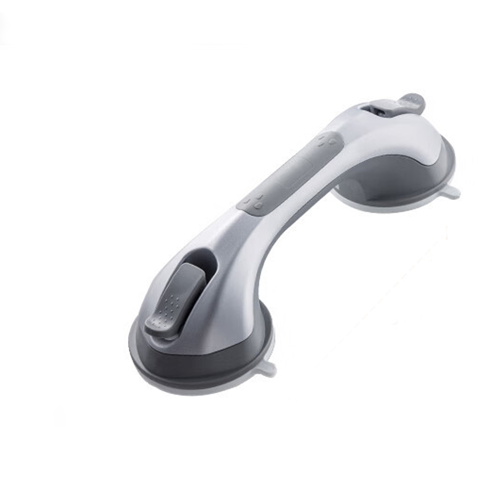 Barre De Douche Sans Perçage, Ventouse, Unterstützung 110 Kg, Grau Beweglich, 5 Sekunden Installation, Für Senioren/damen, Bad/wc, Carrelage/glas/marmor
