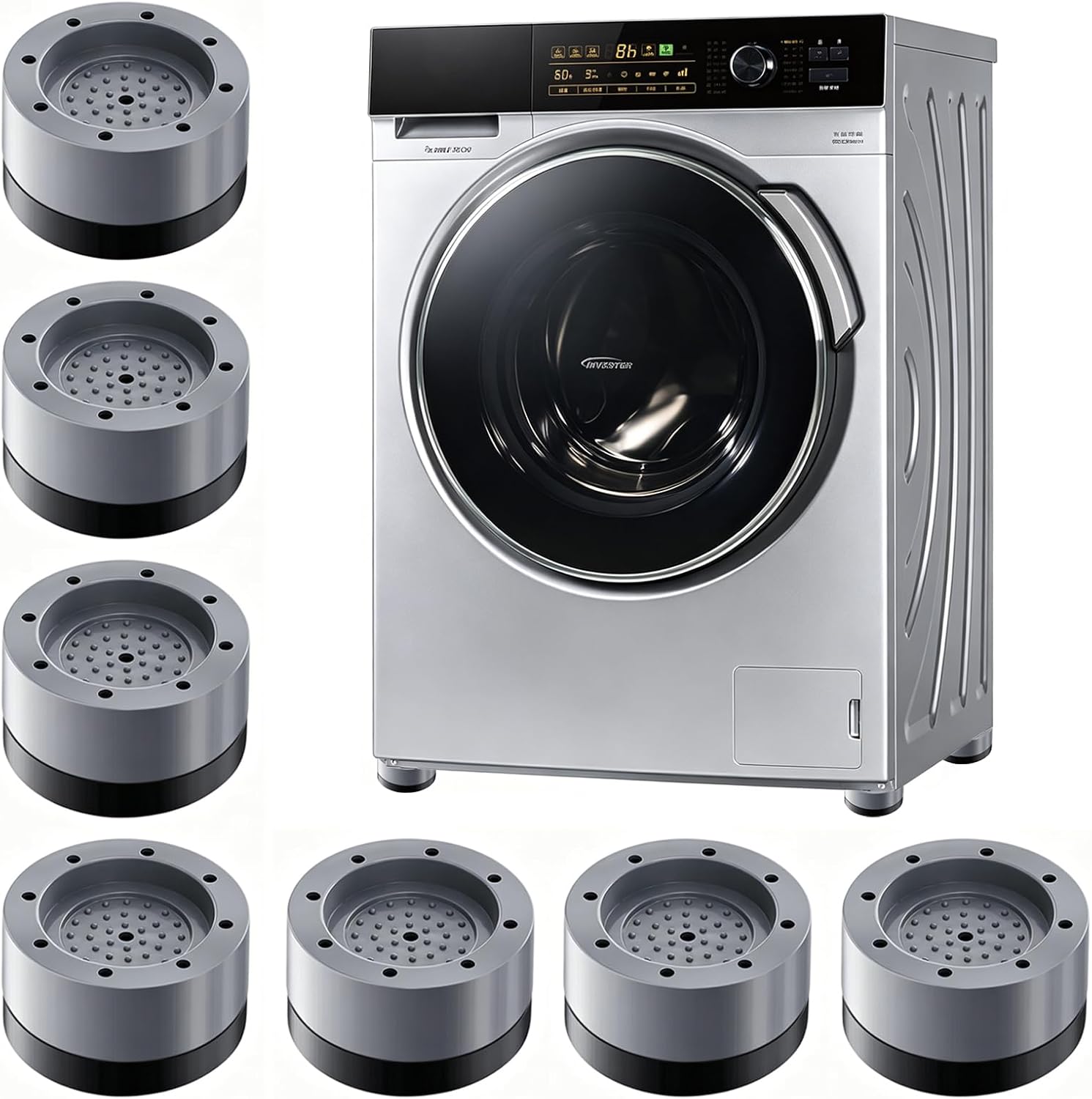 Viele 8 Antidot-universen Für Waschmaschine, Hochregulierbar, Anti-vibrationen, Waschmaschine, Spüle