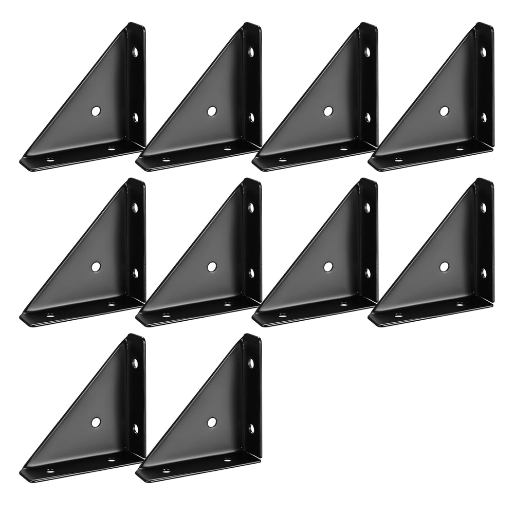 (10 Stück) D'Angles In Metal, Connecteur D'Angle, Coins In Metallic Meubles, Fixierungswinkel, Coins In Metallic Triangle Pour Meubles In Bois