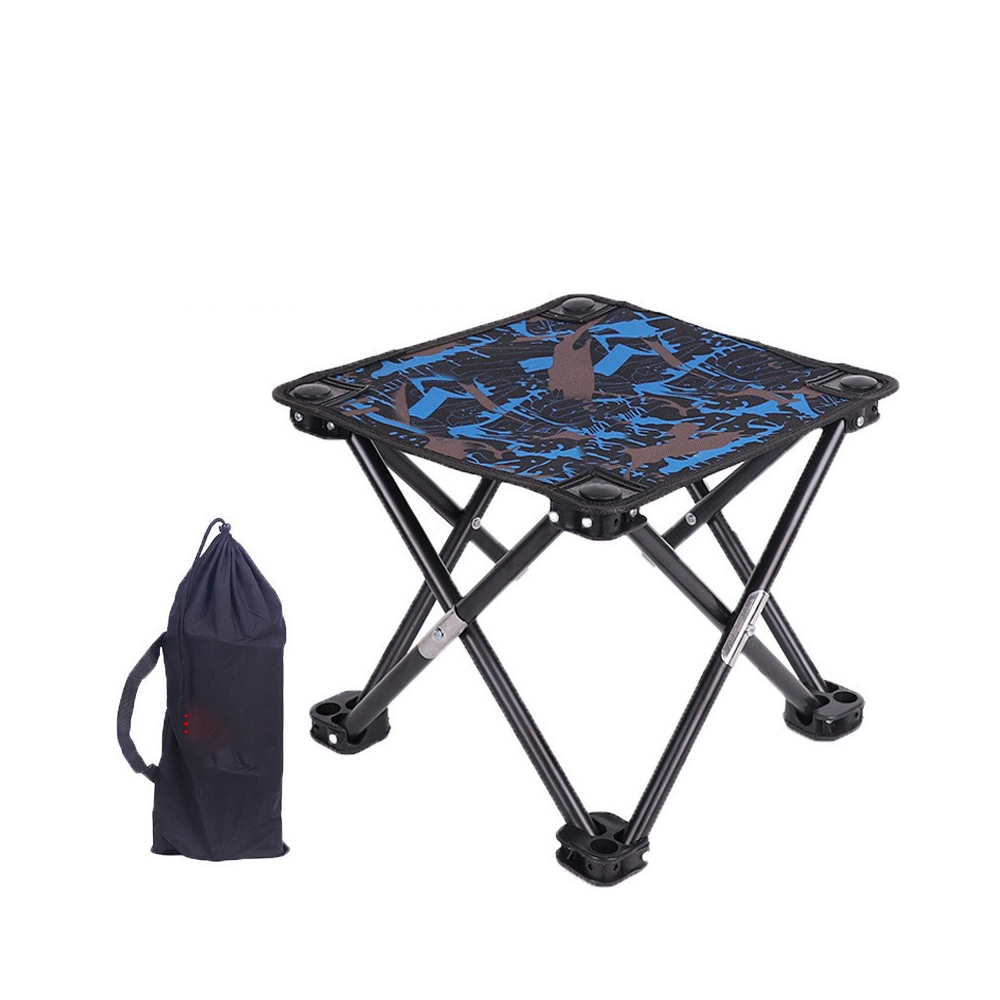 Tabouret Pliant Portable Chaise Portable Mini Tabouret Pliable Tabouret De Pêche Pour Adultes Pêche Randonnée Jardinage Et Plage Avec Sac De Transport
